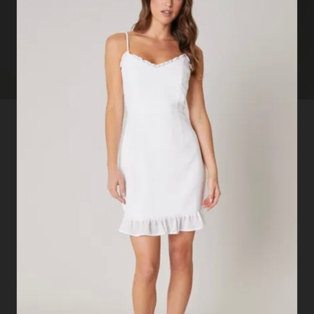 🤍Sugarlips White Mini Dress Size S